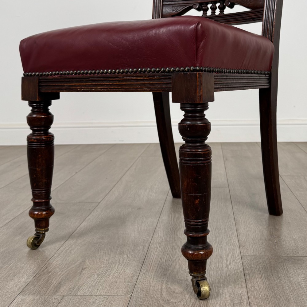 Antique 20th Century Set Of 4 Mahogany Dining Chairs  View V