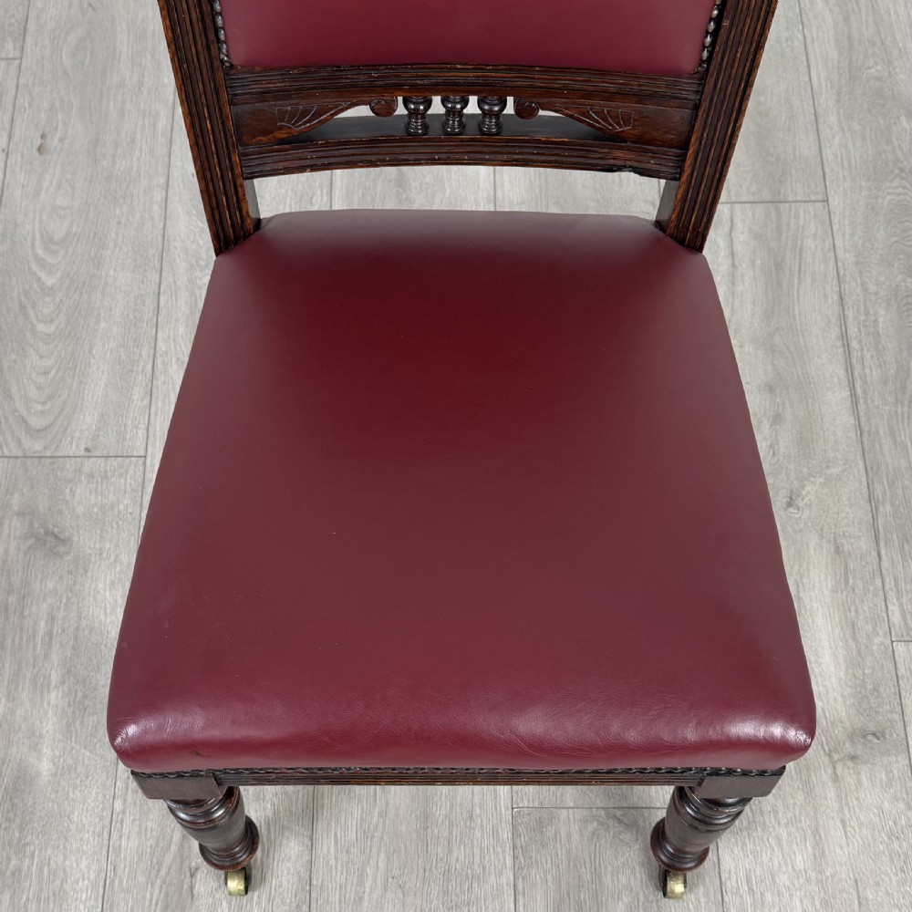 Antique 20th Century Set Of 4 Mahogany Dining Chairs  View VII