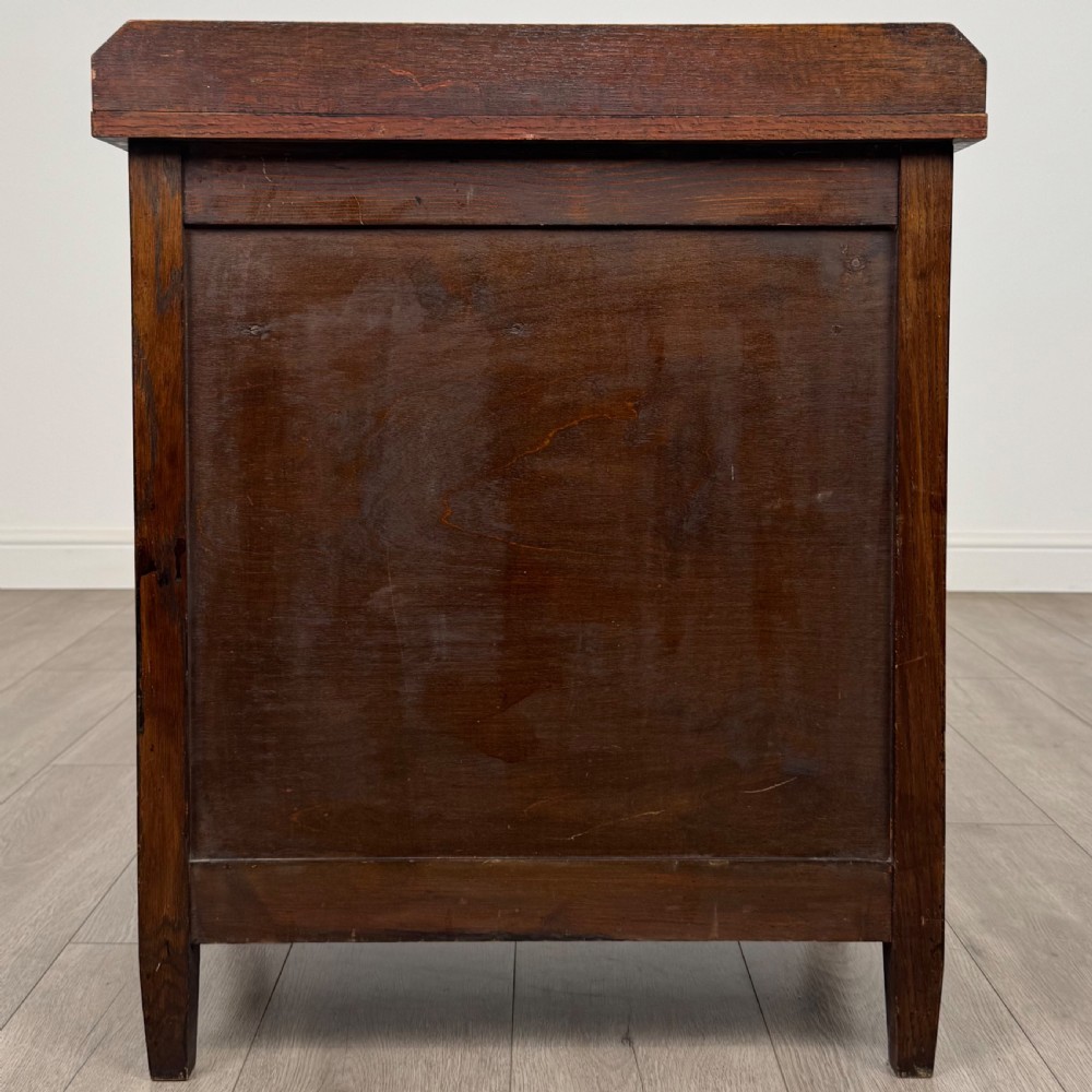 Antique 20th Century Good Quality Small Oak Cupboard  View VI