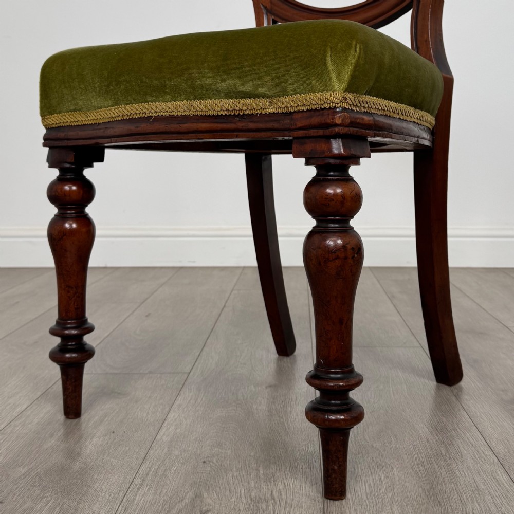 Antique 19th Century Set Of 6 Dining Chairs In Mahogany  View IV