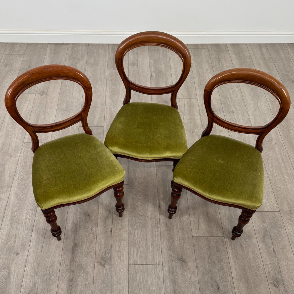 Antique 19th Century Set Of 6 Dining Chairs In Mahogany  View VIII