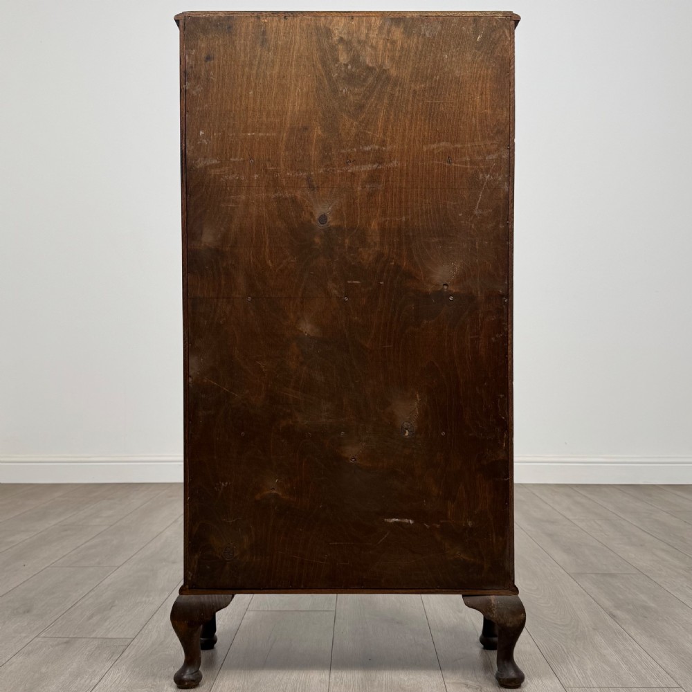 Antique 20th Century Small Open Bookcase In Oak  View VI