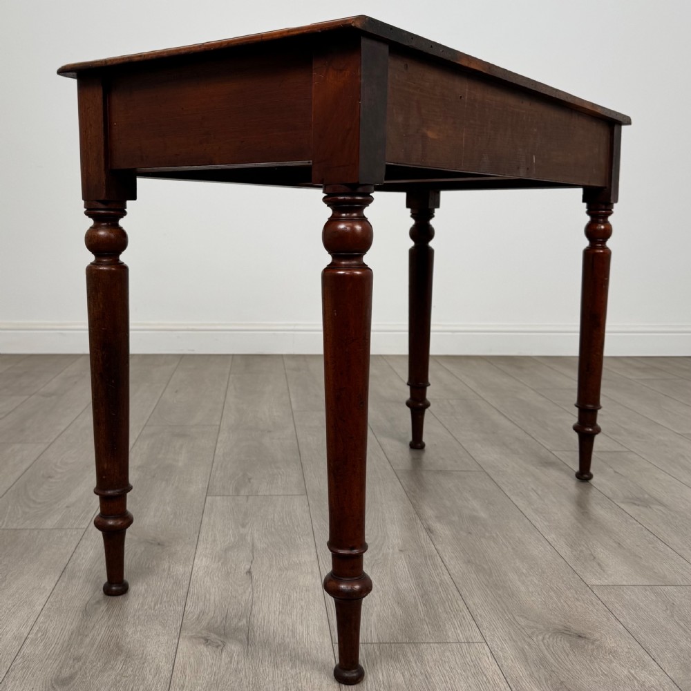 Antique 19th Century Good Quality Writing Table In Mahogany View IV