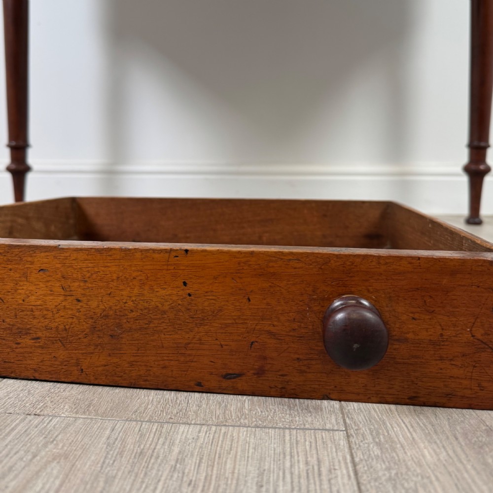 Antique 19th Century Good Quality Writing Table In Mahogany View XII
