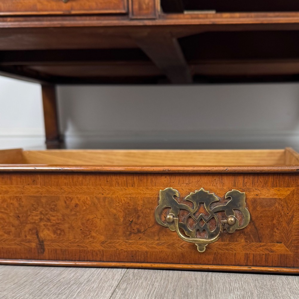  Antique 20th Century Good Quality Open Bookcase In Mahogany  View XI