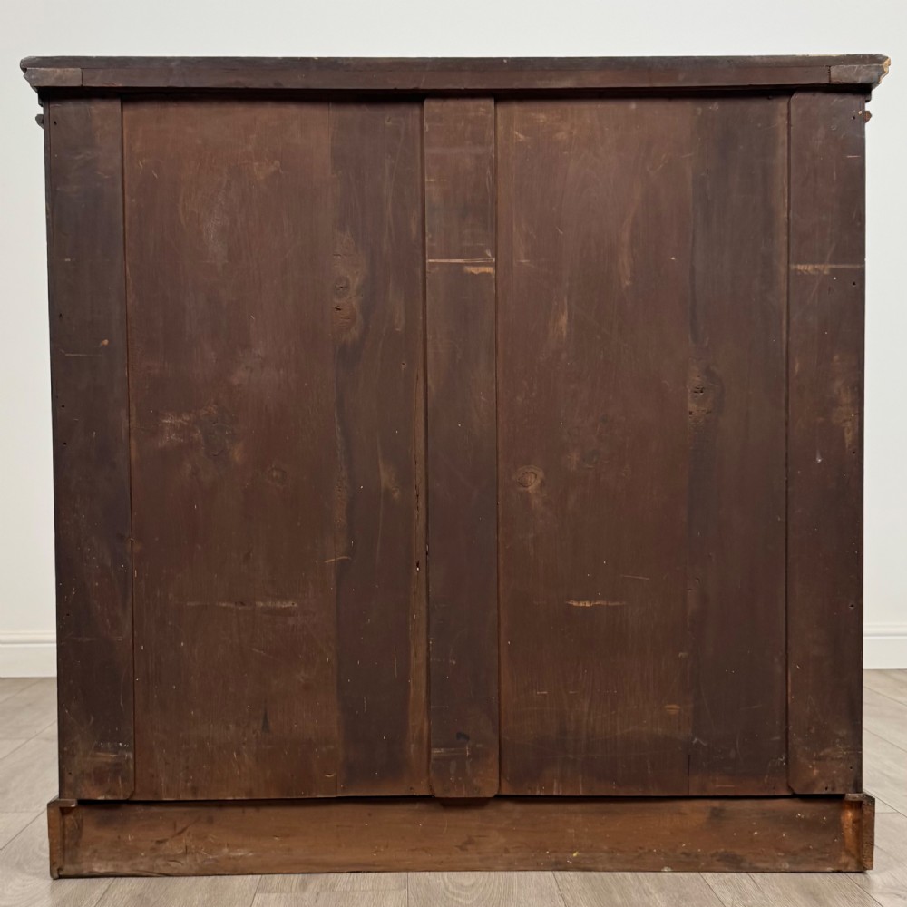  Antique 20th Century Good Quality Open Bookcase In Mahogany  View VI