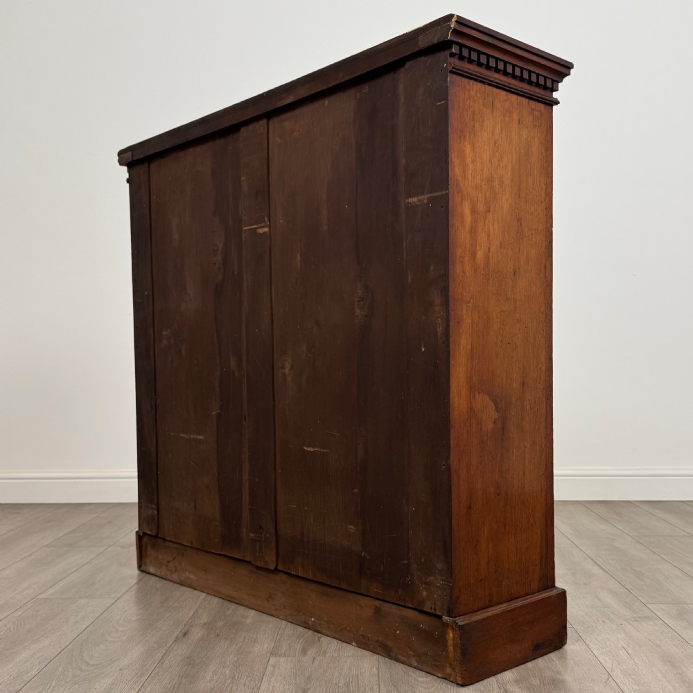  Antique 20th Century Good Quality Open Bookcase In Mahogany  View VII