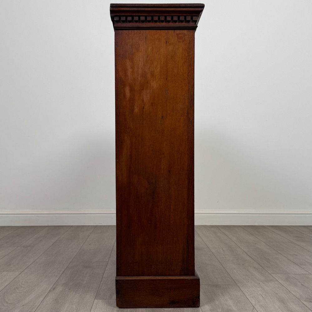  Antique 20th Century Good Quality Open Bookcase In Mahogany  View VIII
