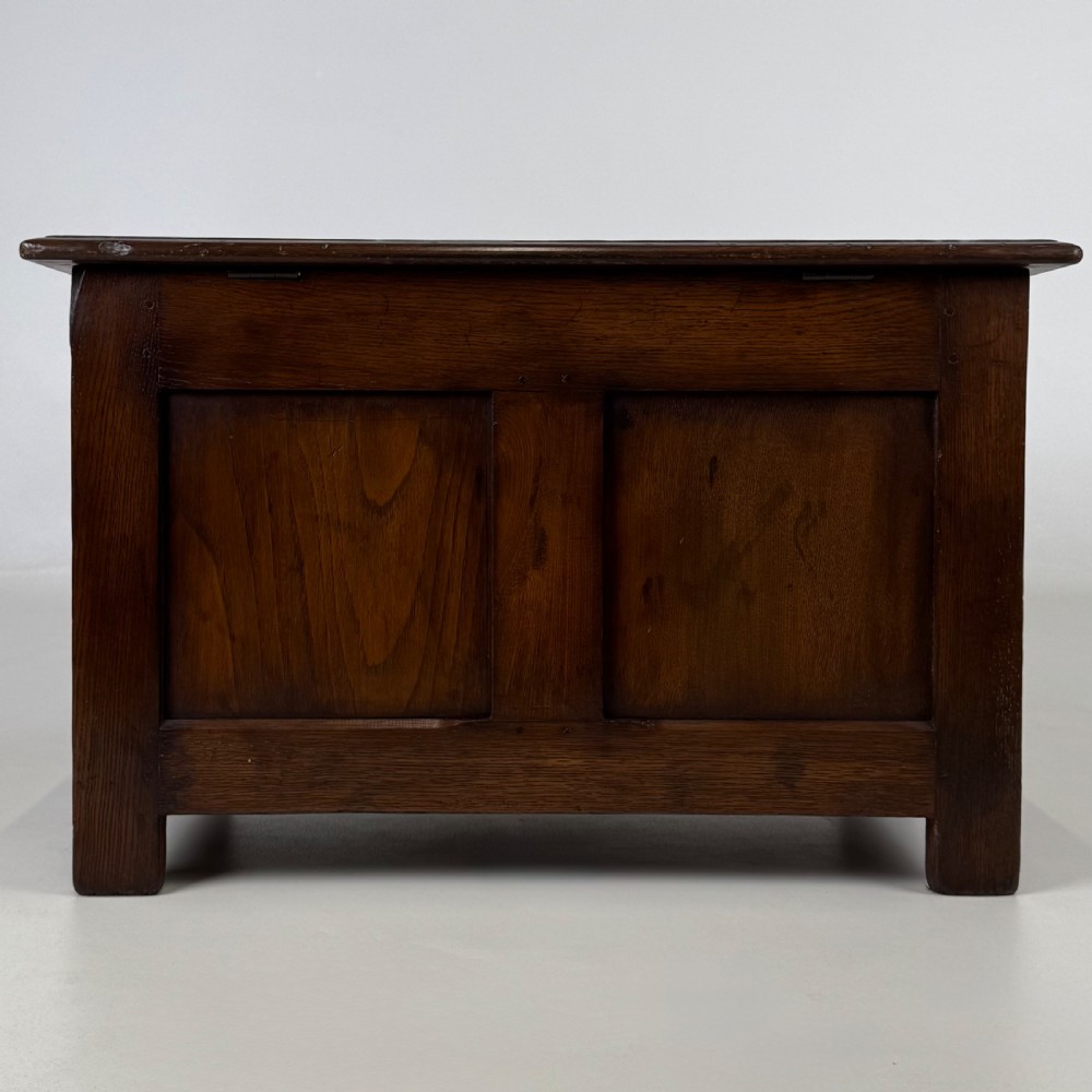 Antique 20th Century Good Quality Oak Blanket Box  View V