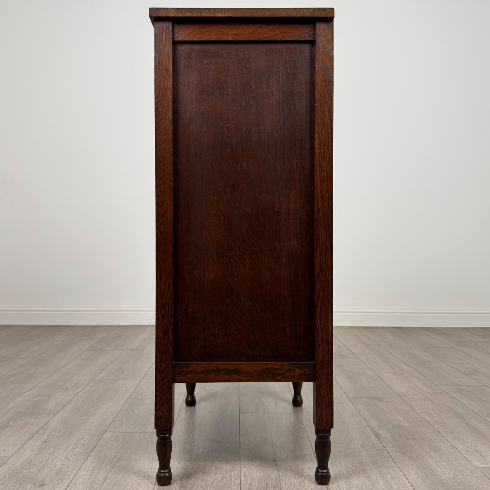  Antique 20th Century Good Quality Cupboard In Oak  View IV