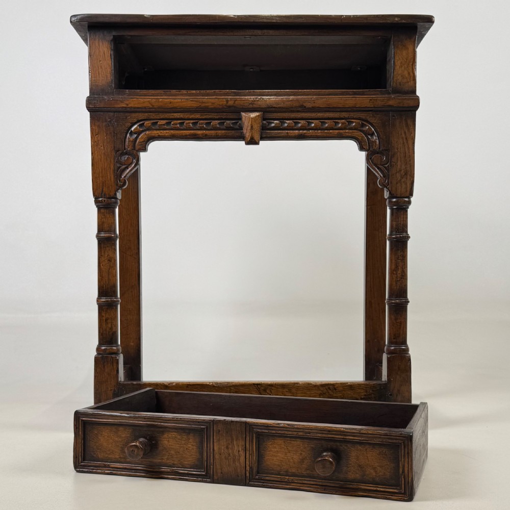 Antique 20th Century Good Quality Small Oak Side Table  View XI