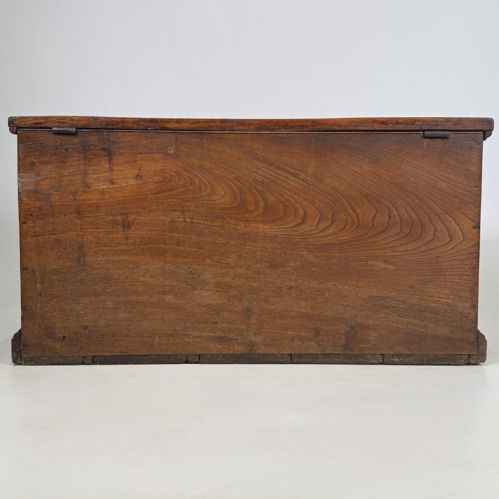 Antique 19th Century Fine Quality Blanket Box In Oak  View V