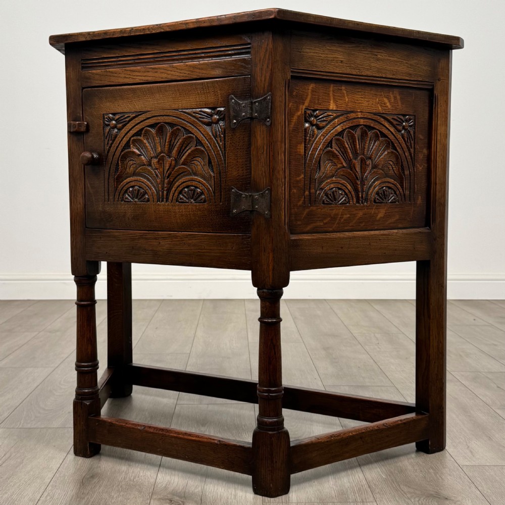 Antique 20th Century Good Quality Cabinet In Oak View III