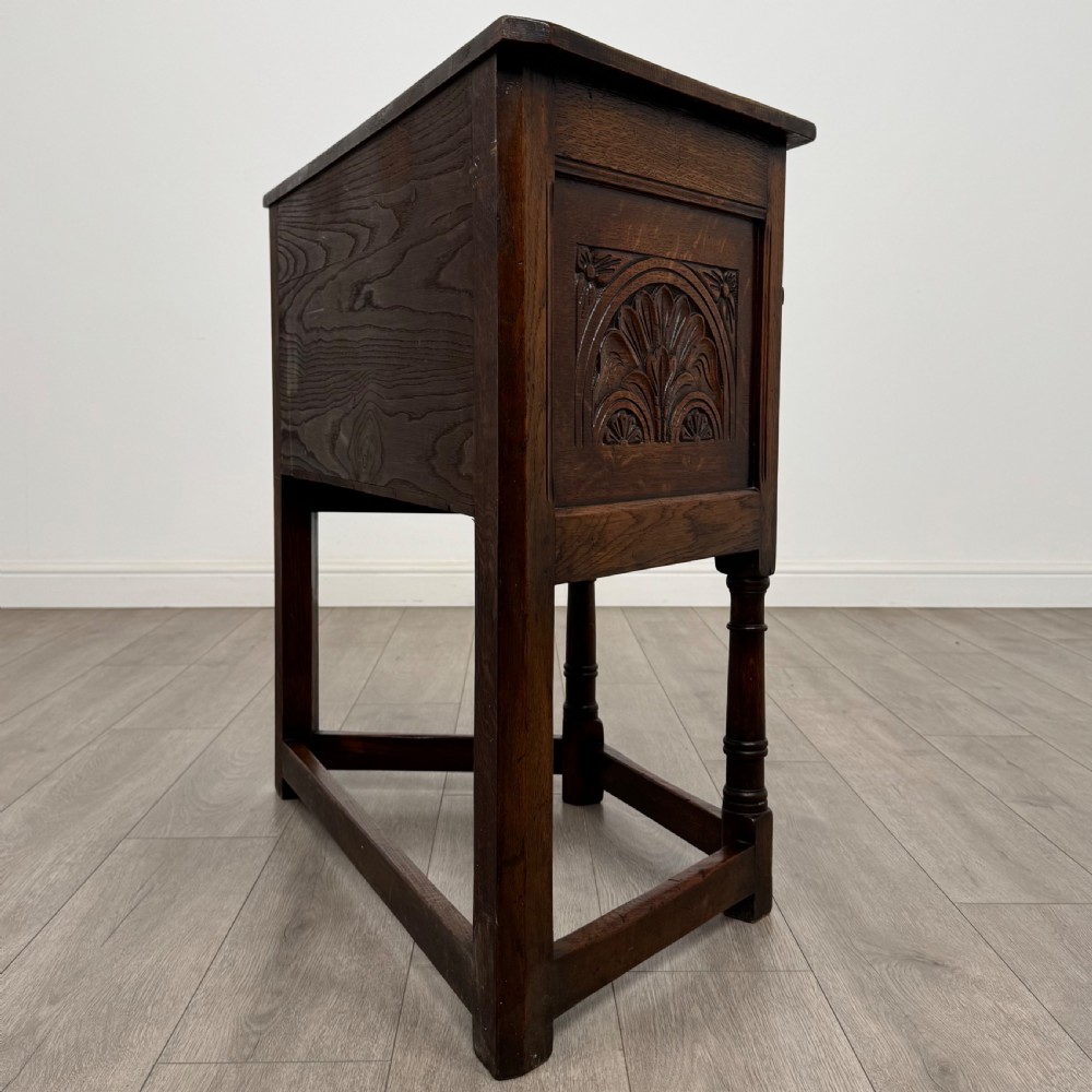 Antique 20th Century Good Quality Cabinet In Oak View VII