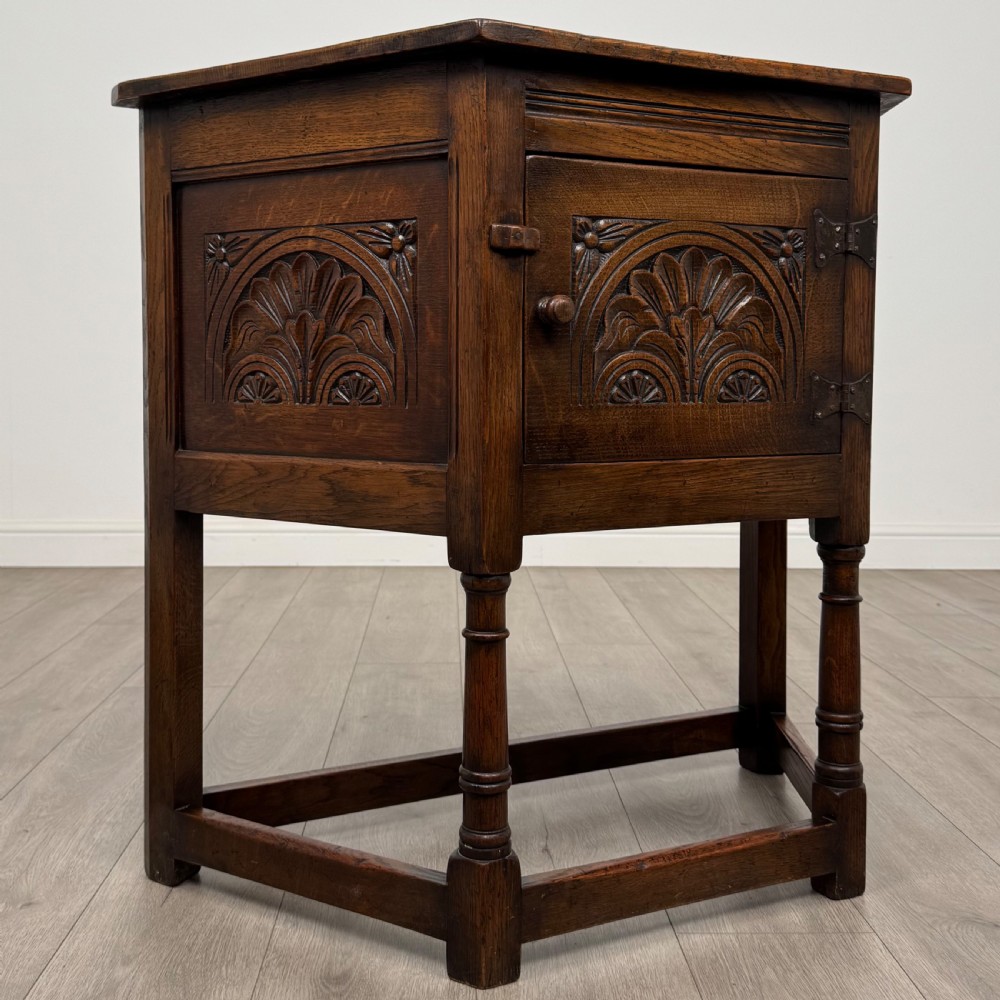 Antique 20th Century Good Quality Cabinet In Oak View IX