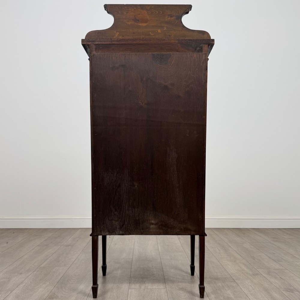 Antique 20th Century Good Quality Display Cabinet In Mahogany  View VIII