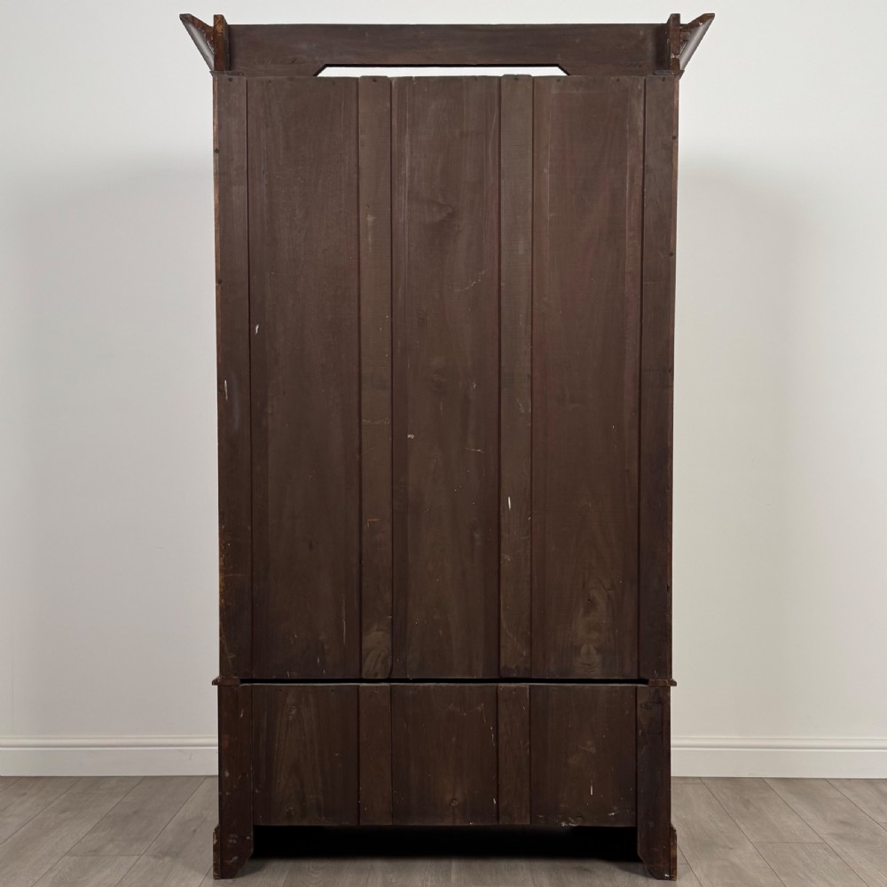 Antique 20th Century Fine Quality Wardrobe In Mahogany  View VI