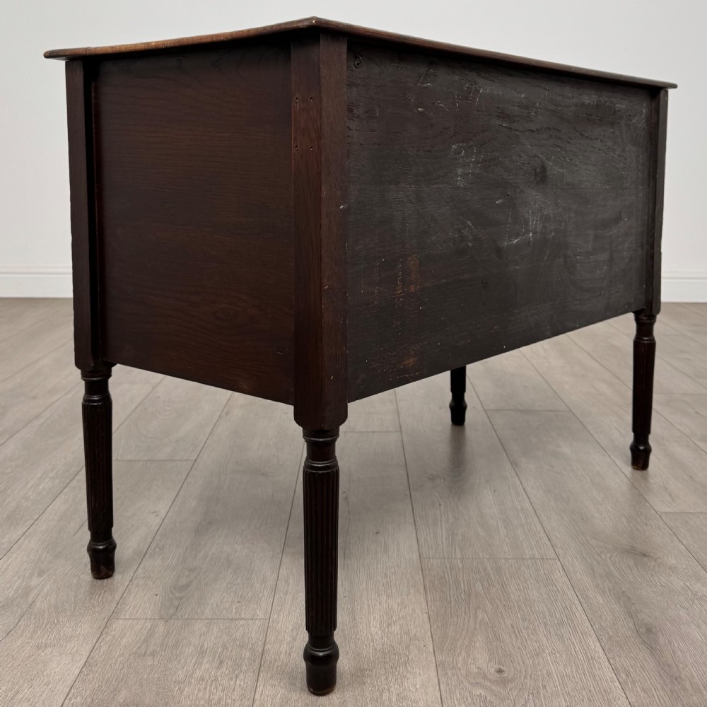 Antique 20th Century Good Quality Cupboard In Oak  View V