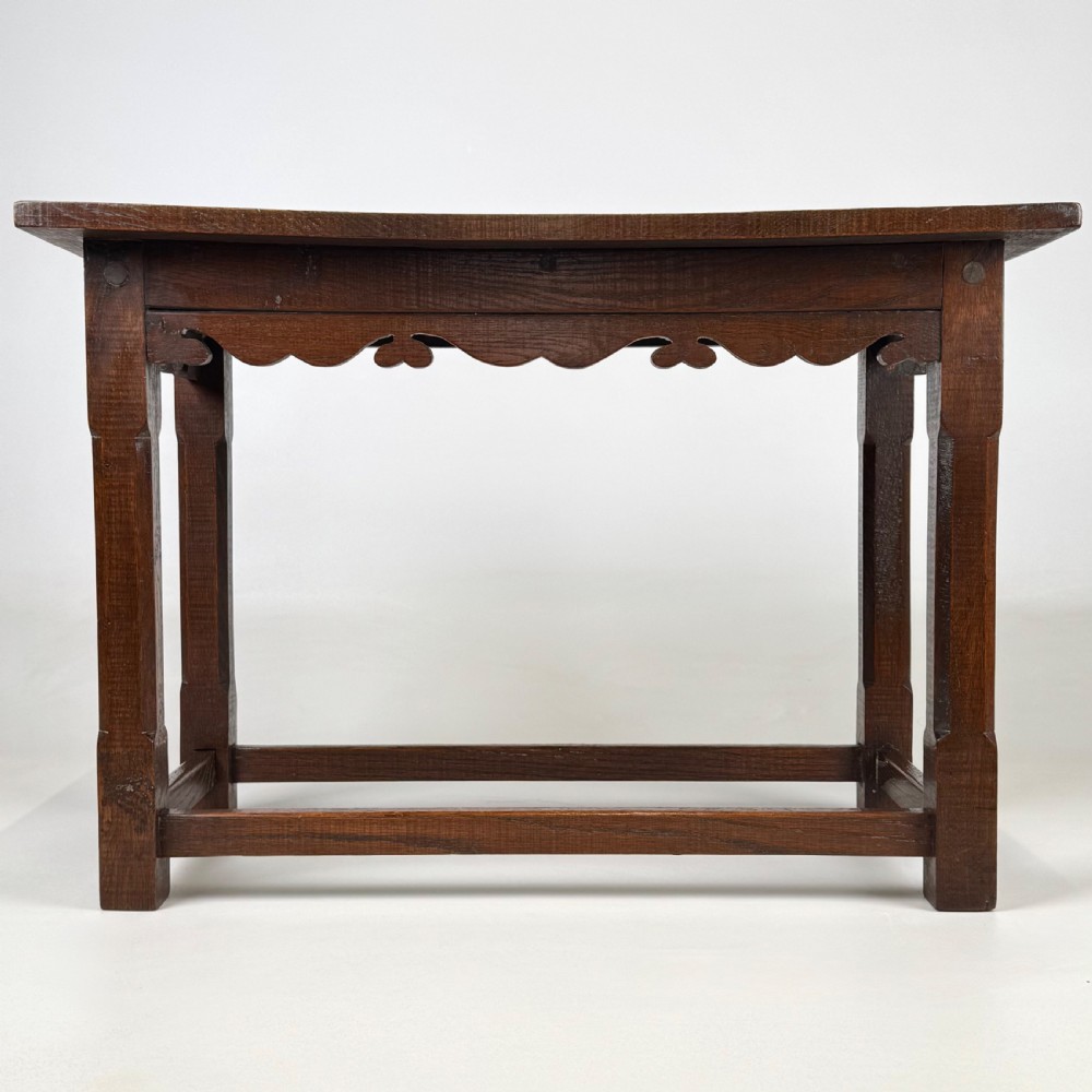 Antique 19th Century Fine Quality Small Oak Side Table 