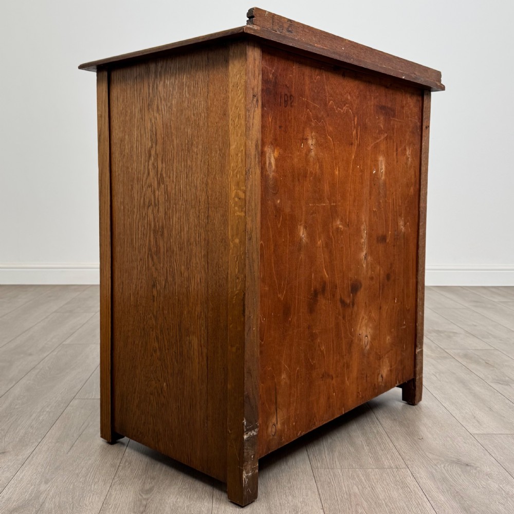 Antique 20th Century Good Quality Chest Of Drawers In Oak  View IV