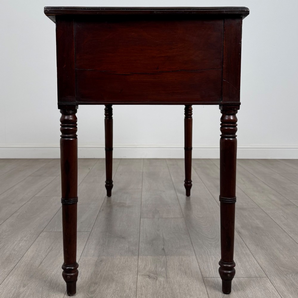 Antique 19th Century Fine Quality Writing Table In Mahogany  View VIII
