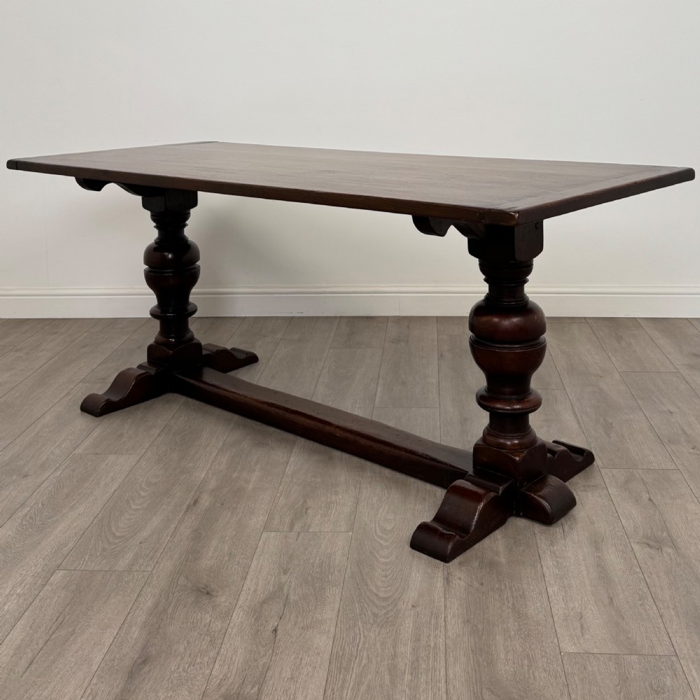Antique 20th Century Good Quality Refractory Style Dining Table 