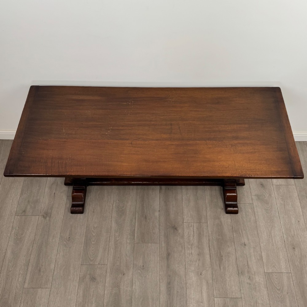 Antique 20th Century Good Quality Refractory Style Dining Table  View III