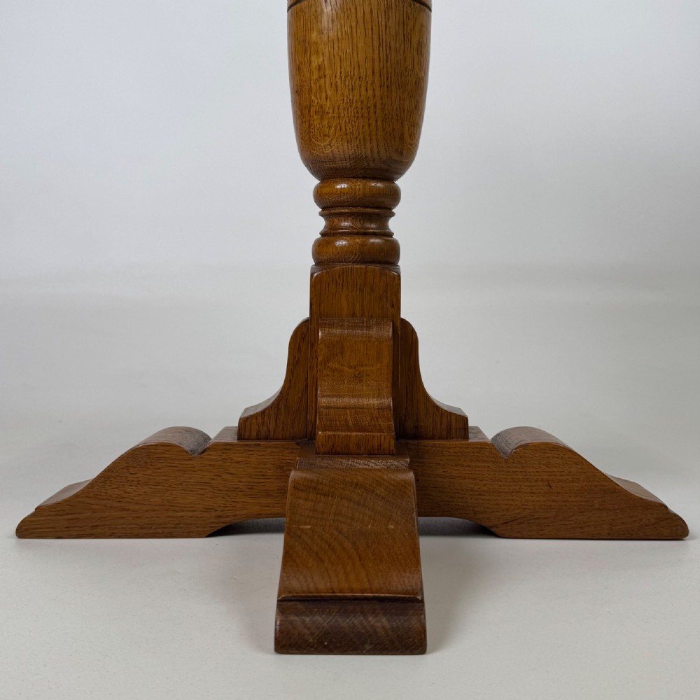 Antique 20th Century Fine Quality Pair Of Oak Side Tables  View VII