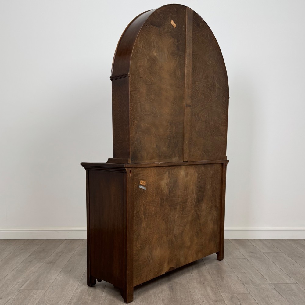 Antique 20th Century Good Quality Dresser In Oak View V