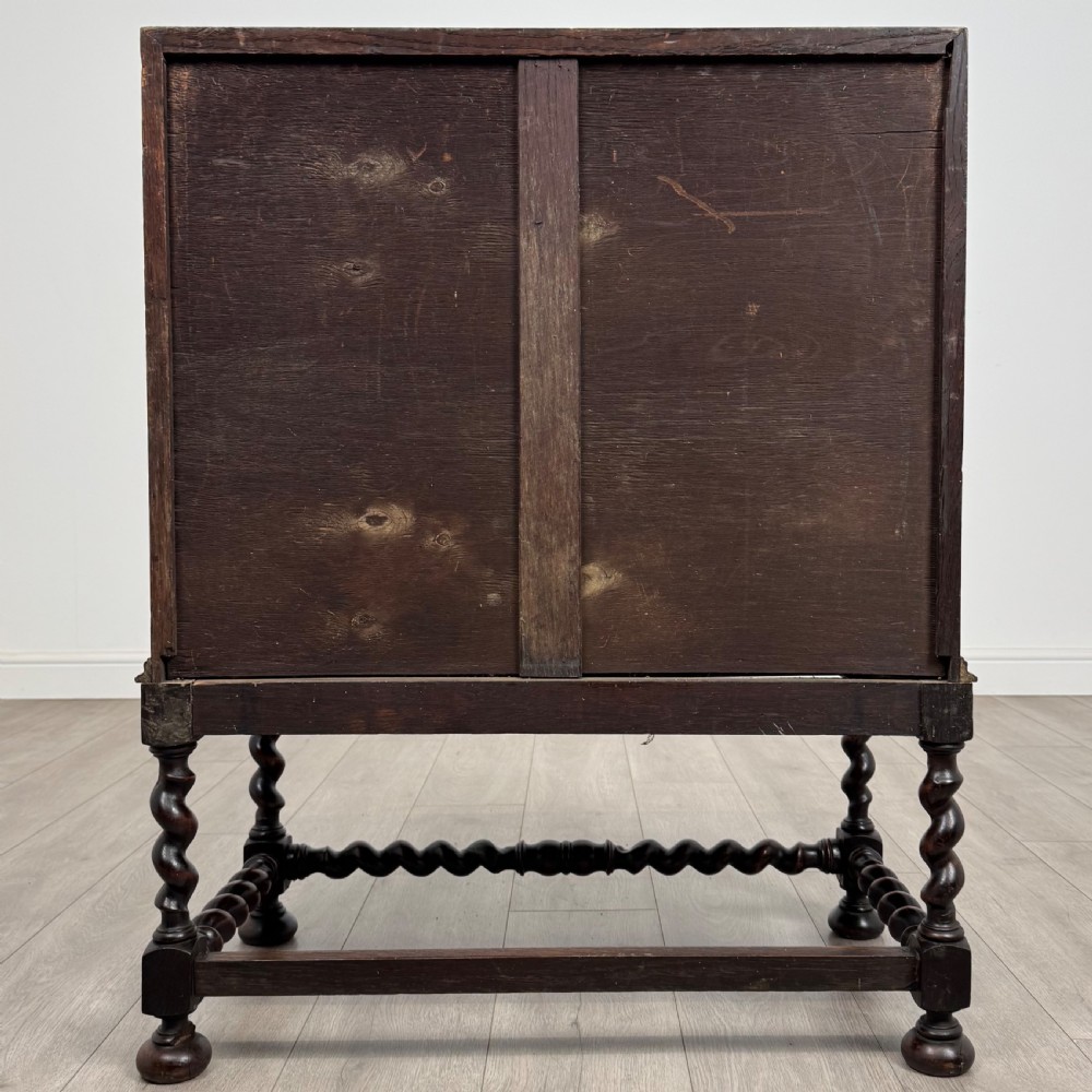  Antique 20th Century Jacobean Style Bureau In Oak  View VI
