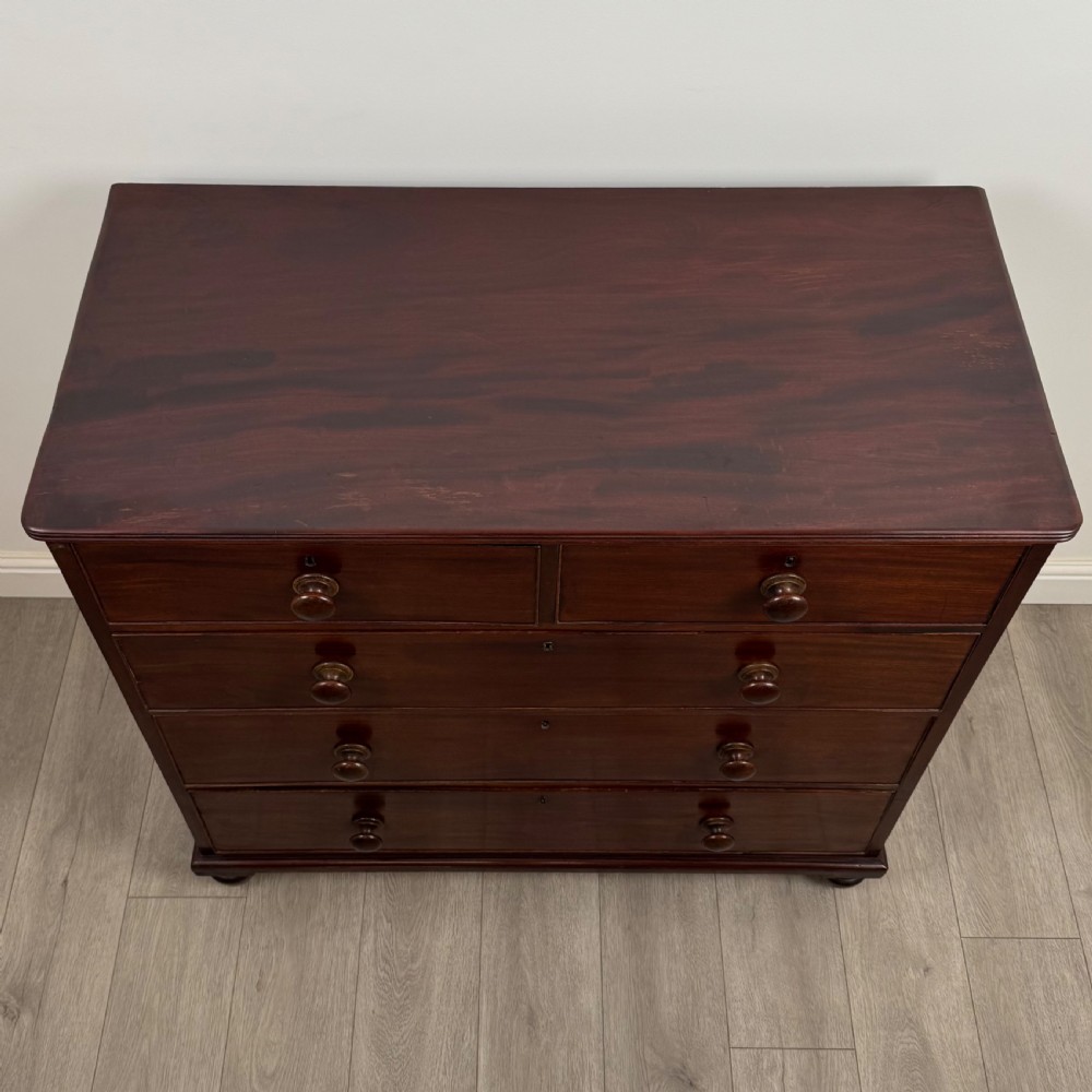 Antique 18th Century Good Quality Mahogany Chest Of Drawers View IX