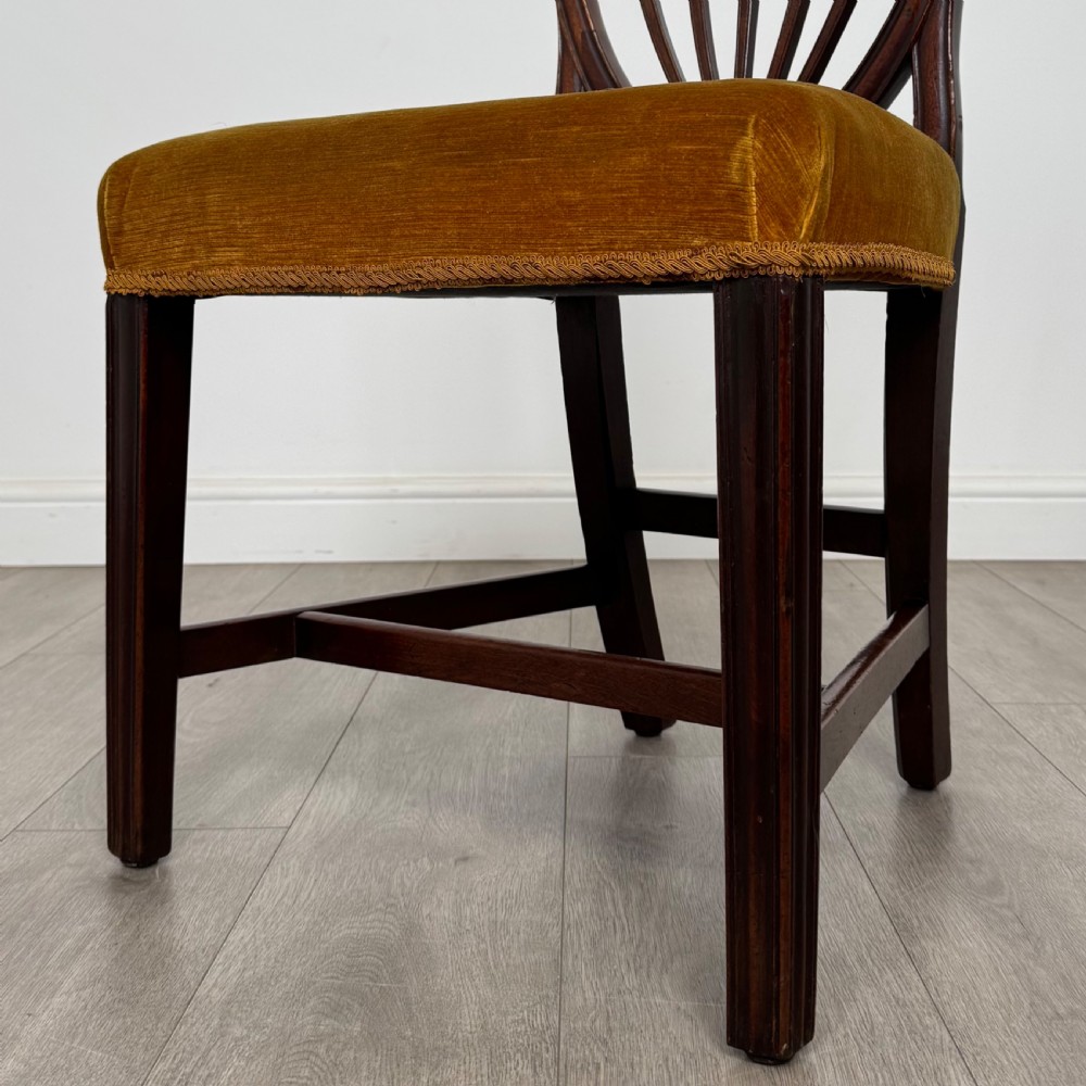 Antique 19th Century Set Of 6 Dining Chairs In Mahogany  View VI