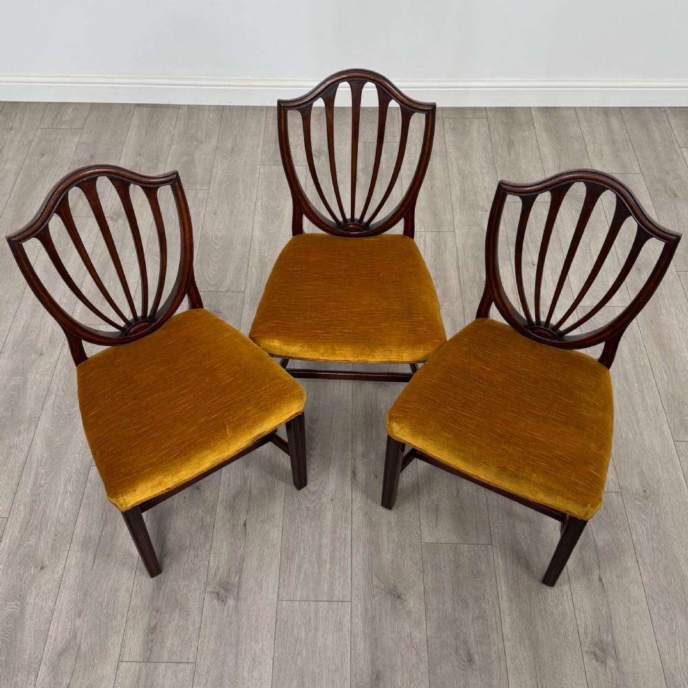 Antique 19th Century Set Of 6 Dining Chairs In Mahogany  View VII
