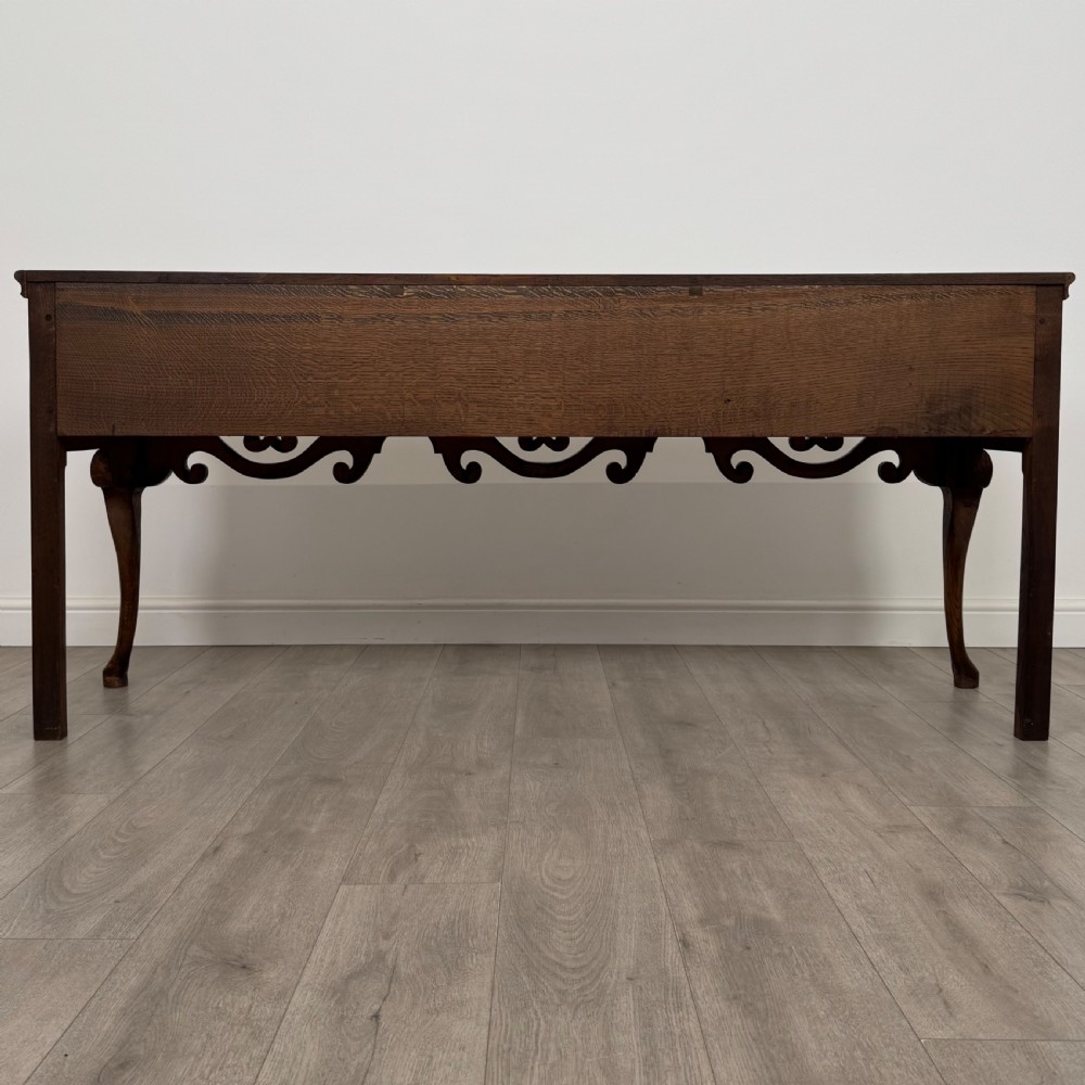 Antique 19th Century Fine Quality Large Oak Dresser Base  View V