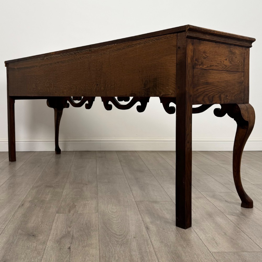 Antique 19th Century Fine Quality Large Oak Dresser Base  View VI