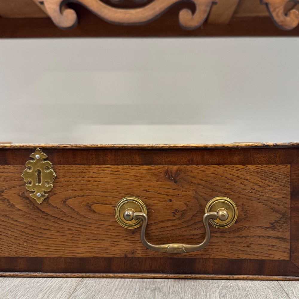 Antique 19th Century Fine Quality Large Oak Dresser Base  View XI