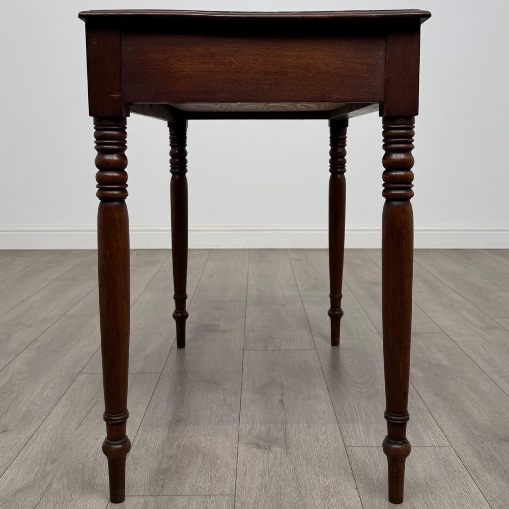 Antique 19th Century Good Quality Writing Table In Mahogany  View VII