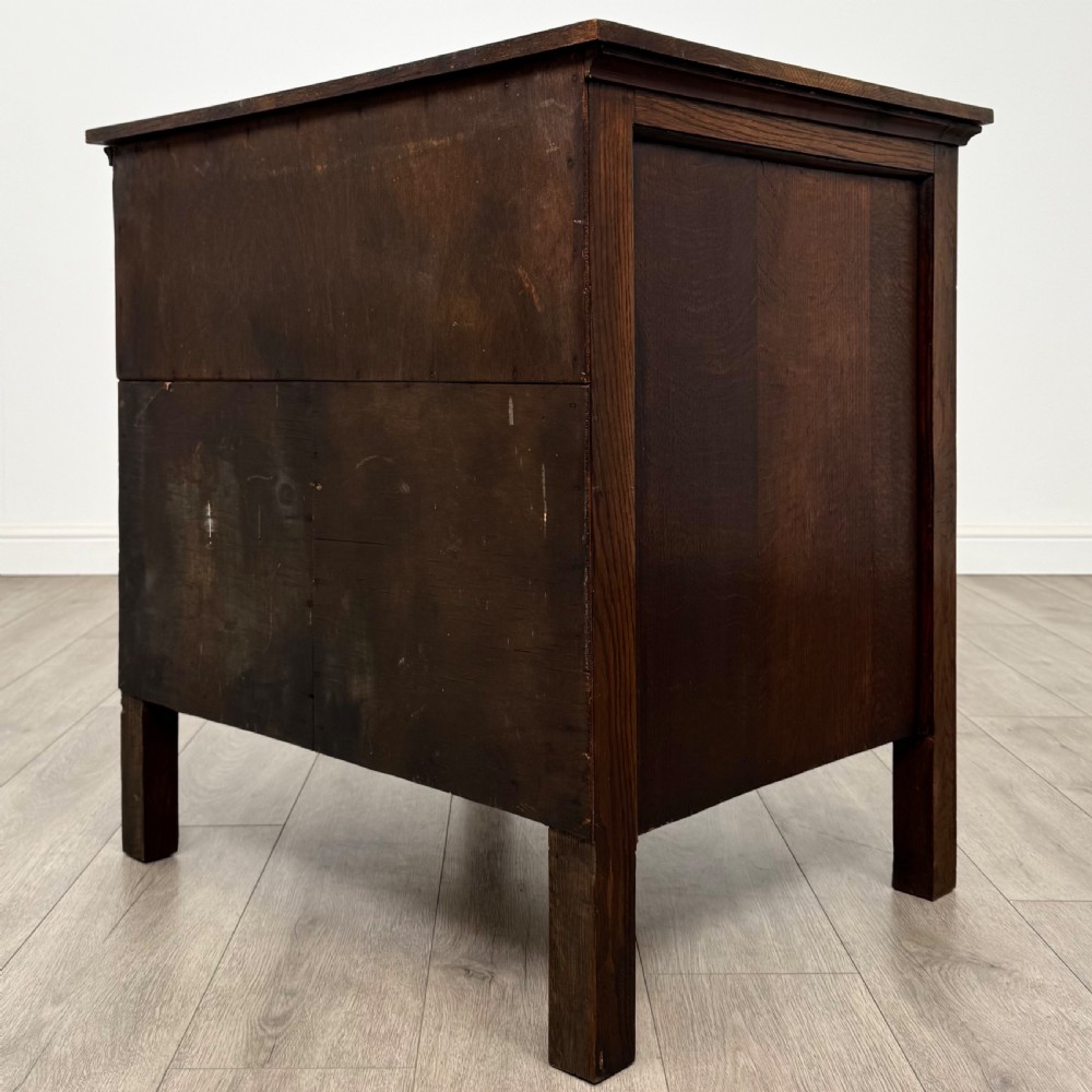 Antique 20th Century Deep Oak Chest Of Drawers In Oak  View VI