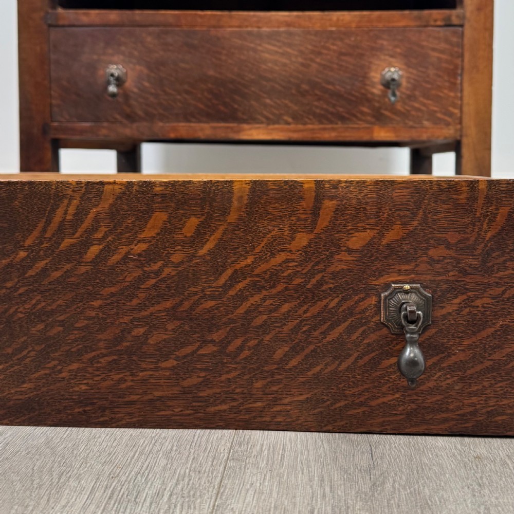 Antique 20th Century Deep Oak Chest Of Drawers In Oak  View XI