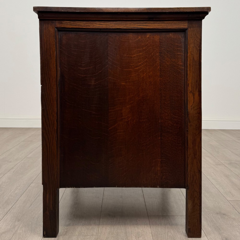 Antique 20th Century Deep Oak Chest Of Drawers In Oak  View XV