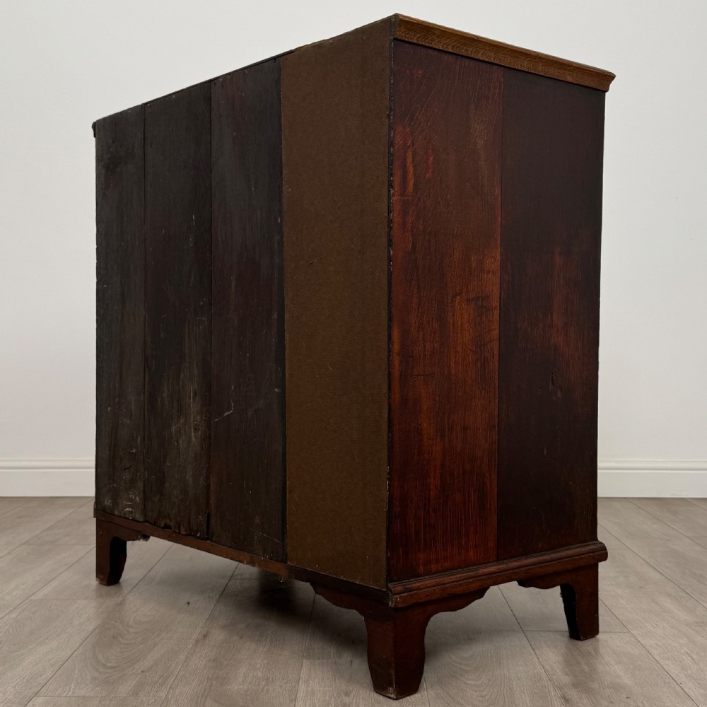 Antique 18th Century Good Quality Oak Chest Of Drawers  View VI