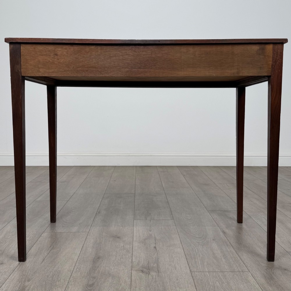  Antique 18th Century Good Quality Writing Table In Mahogany  View V