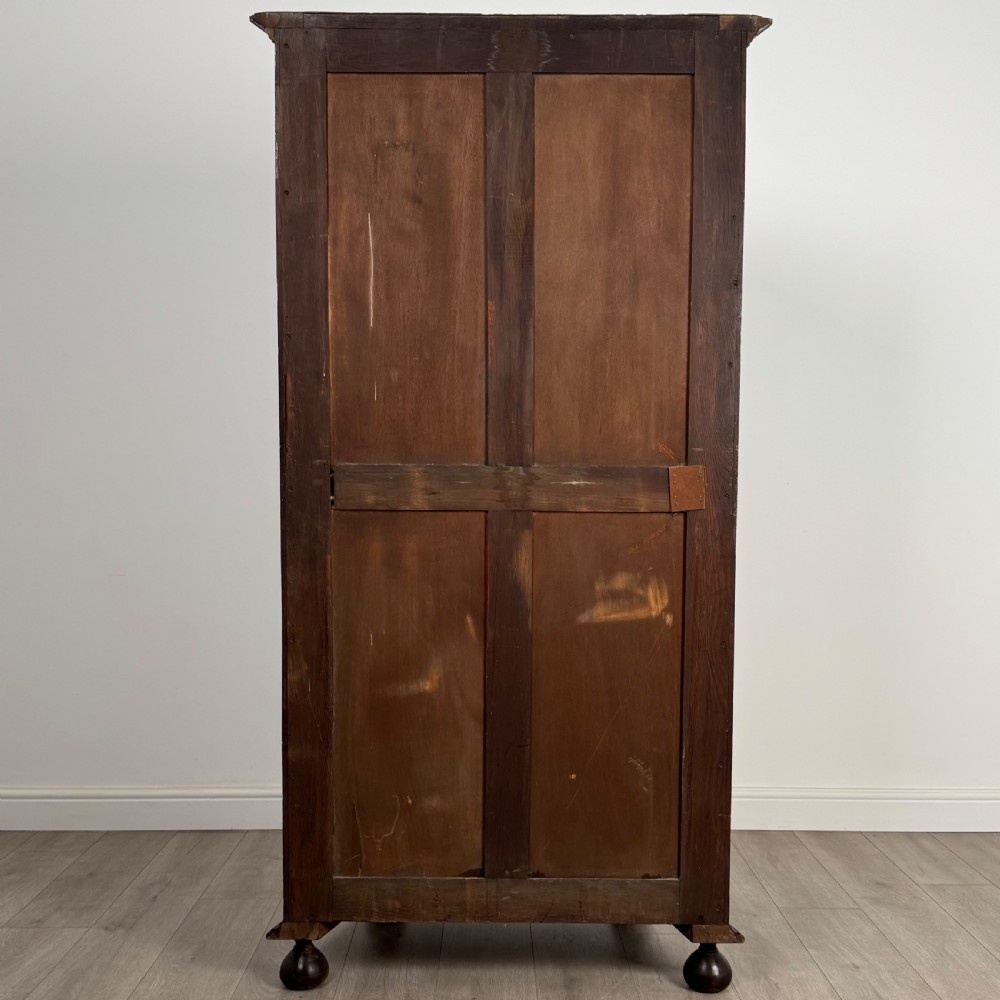  Antique 20th Century Jacobean Style Wardrobe In Oak  View VI