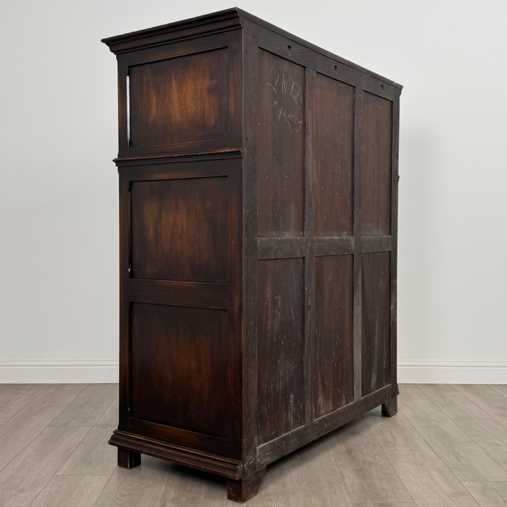Antique 20th Century Jacobean Style Tall Chest Of Drawers  View V
