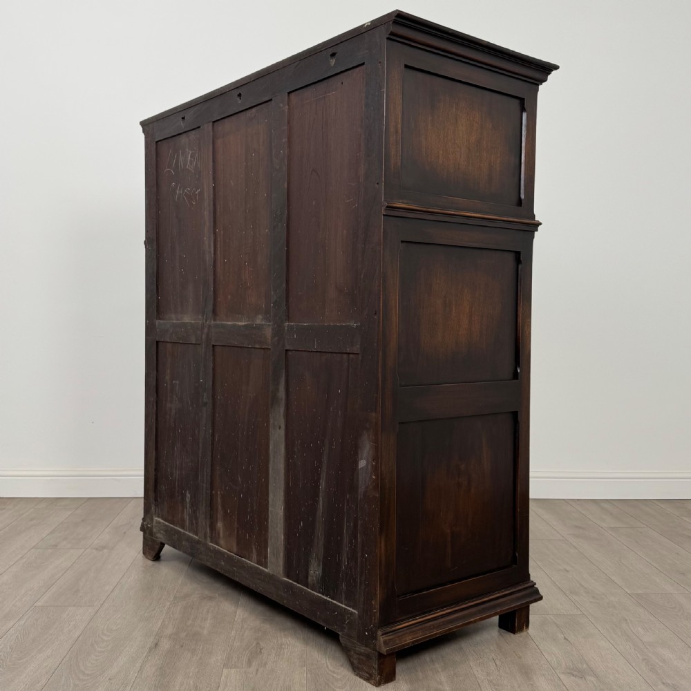 Antique 20th Century Jacobean Style Tall Chest Of Drawers  View VII