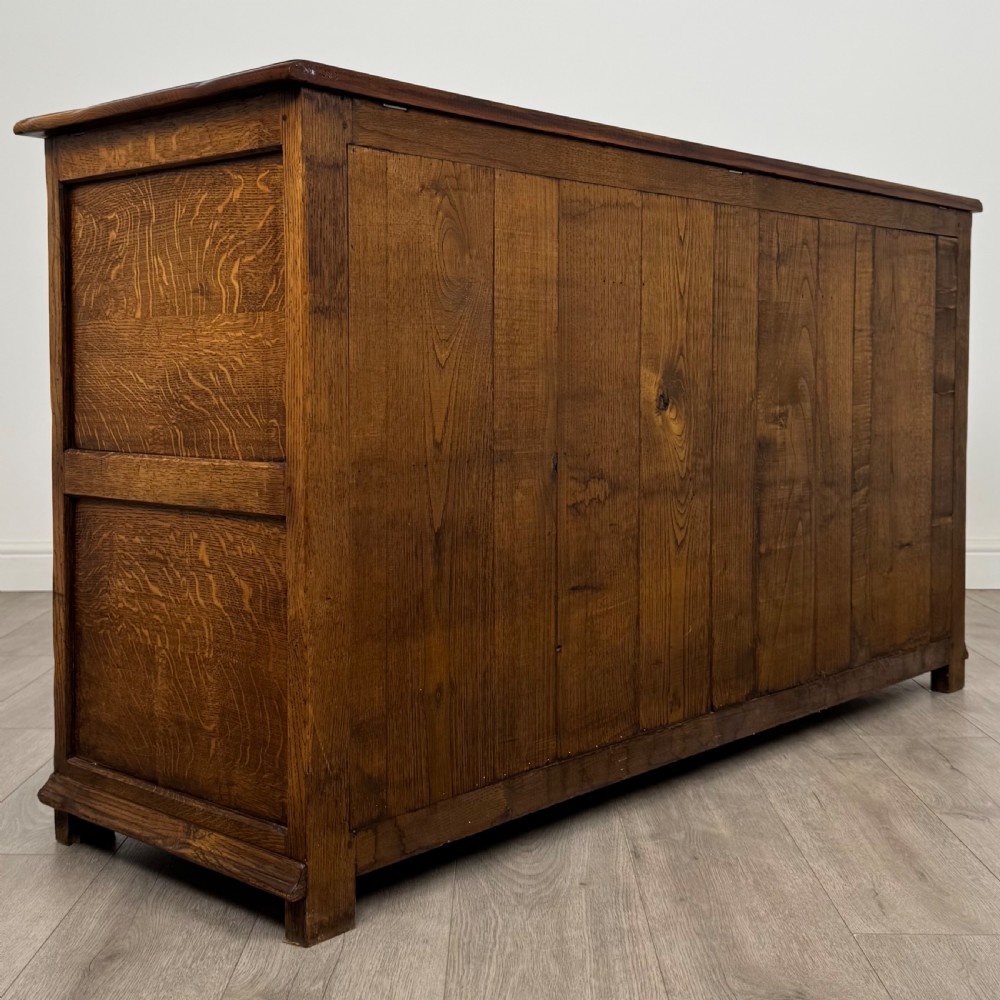 Antique 20th Century Fine Quality Sideboard In Oak View V