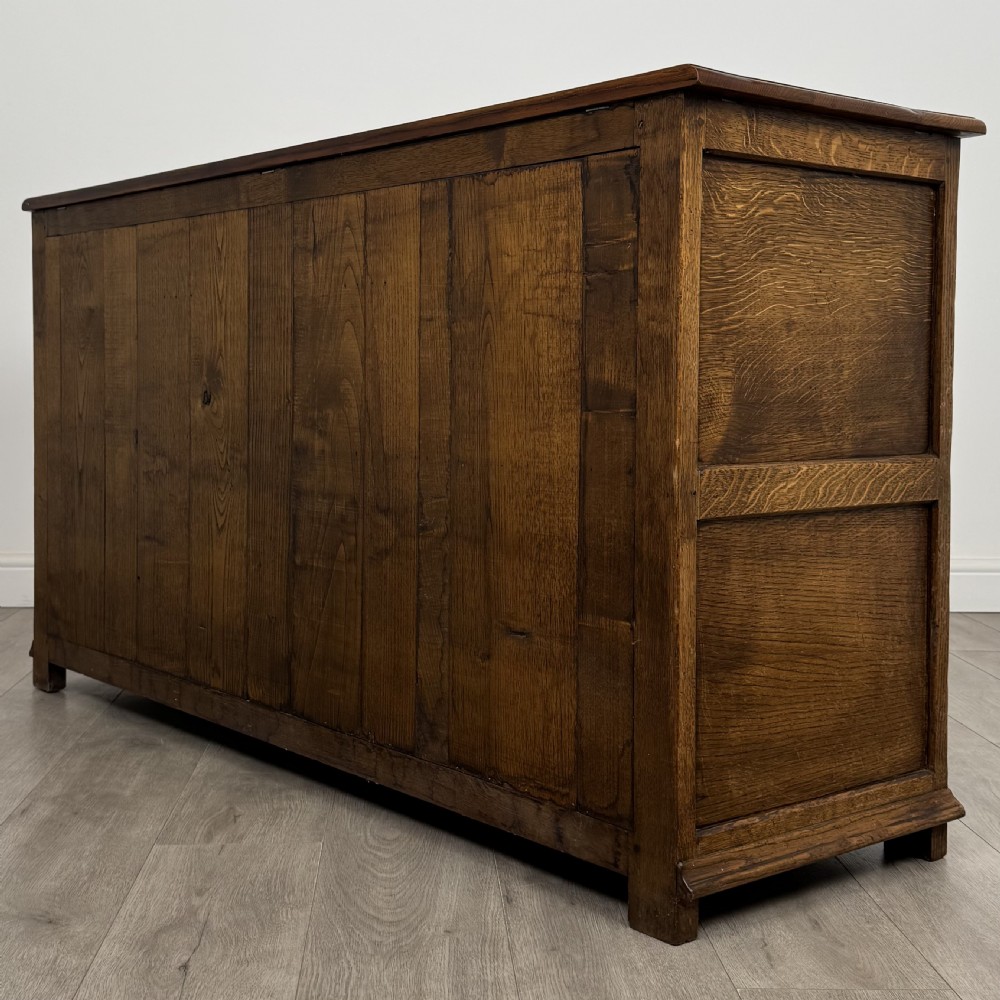 Antique 20th Century Fine Quality Sideboard In Oak View VII