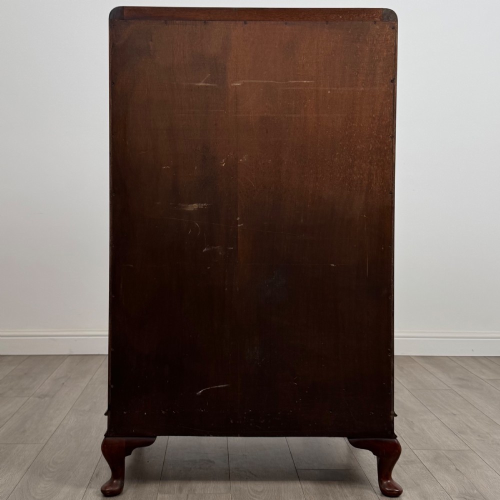 Antique 20th Century Small Burr Walnut Art Deco Cupboard  View VI