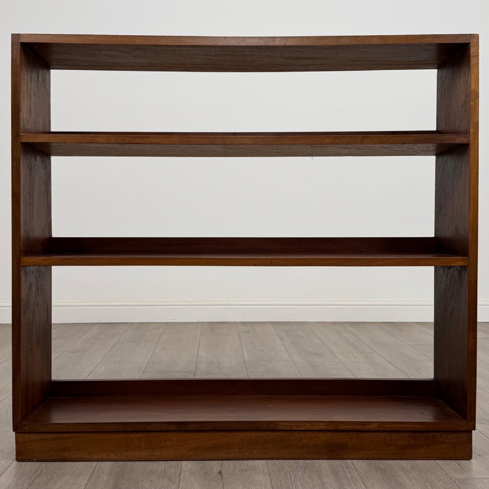 Antique 20th Century Simple Mahogany Bookcase  View II
