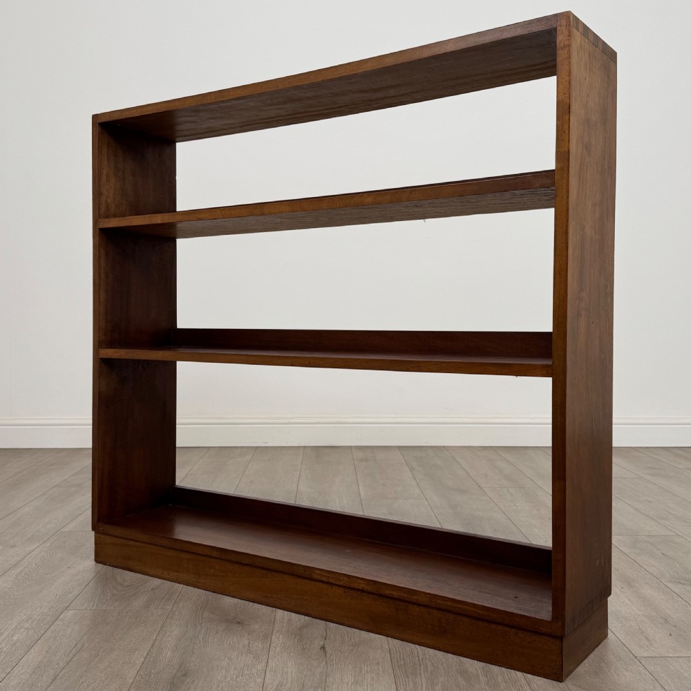 Antique 20th Century Simple Mahogany Bookcase  View III